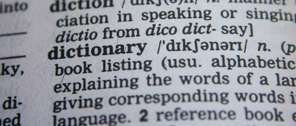 modern language learning aid - dictionary