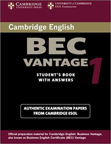 BEC Vantage Exam Books