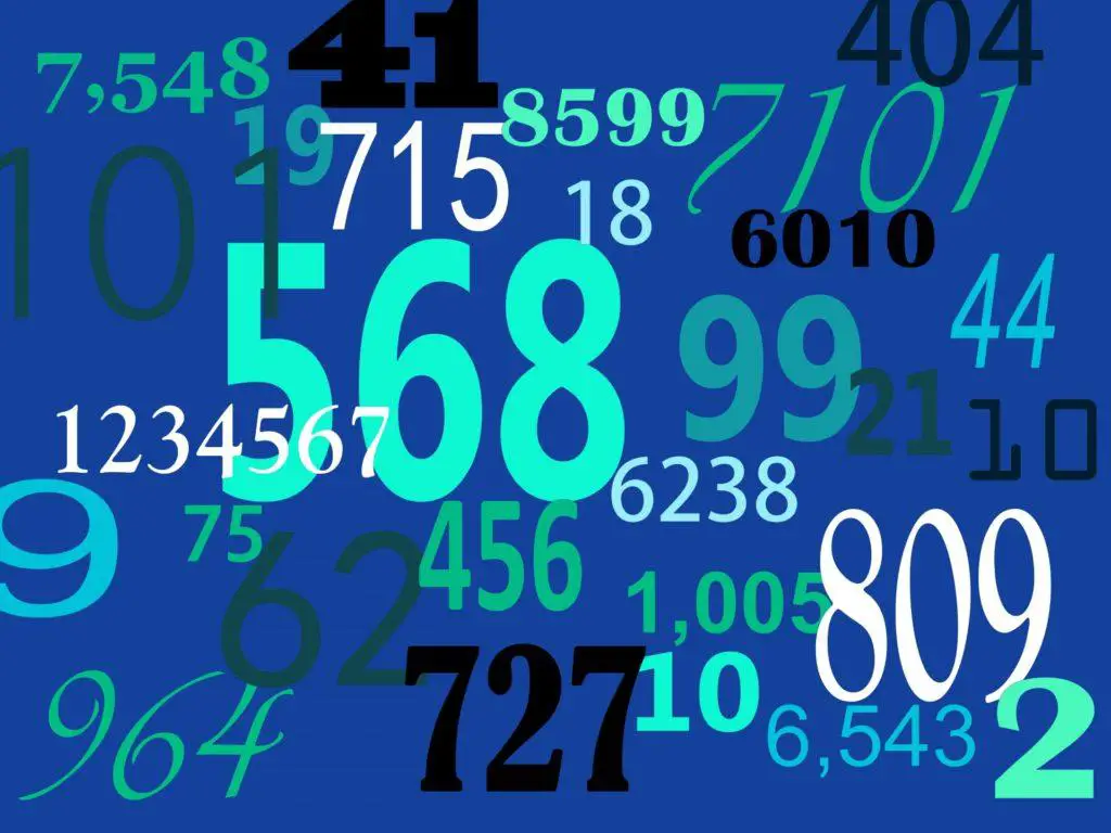 how to say numbers in english