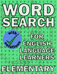 word search puzzle book for elementary learners