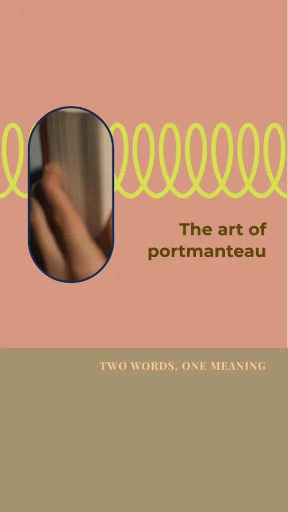 what is a portmanteau